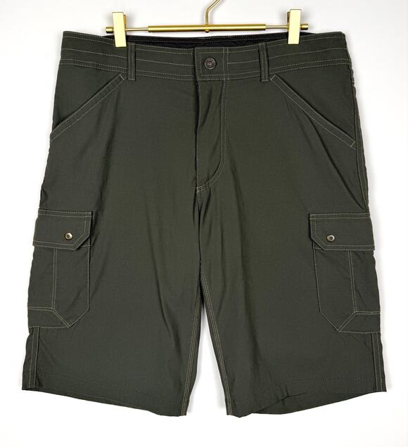 Kuhl Other - KUHL Renegade Cargo Shorts Green Men’s 36 Nylon Stretch Hiking Outdoor Utility